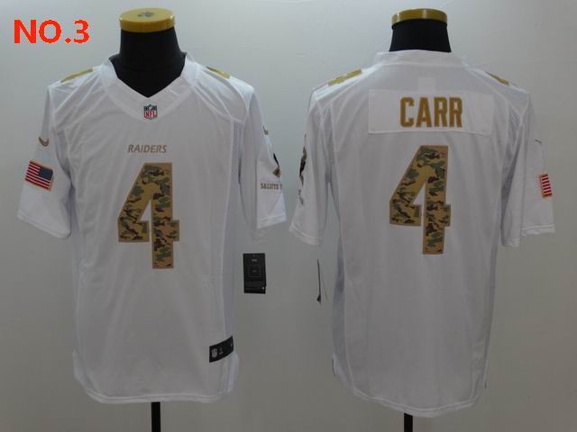 Men's Las Vegas Raiders 4 Derek Carr Jesey NO.3;